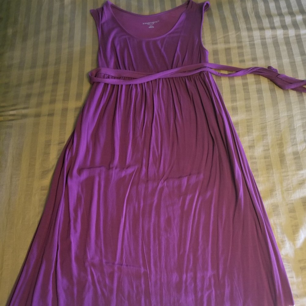 Maternity Purple/blue maxi dress